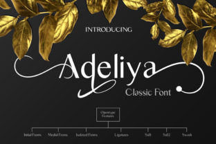 Adeliya Font: A Classy Serif for Beautiful Handmade Projects