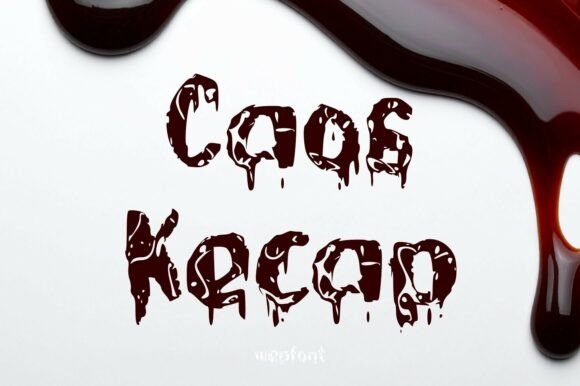 Caos Kecap: A Decorative Font for Bold Editorial Design