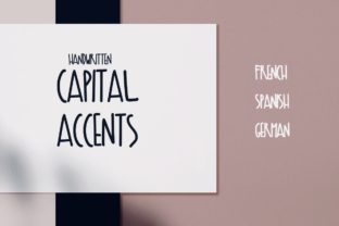 Capital Accents: A Handwritten Sans Serif Font for Creative Branding