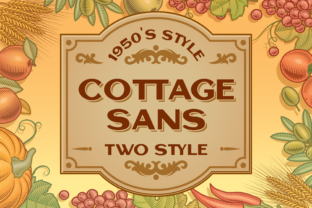 Cottage Sans: A 1950s-Inspired Font for Modern Branding