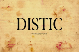 Distic Font – A Timeless Typeface for Digital Design
