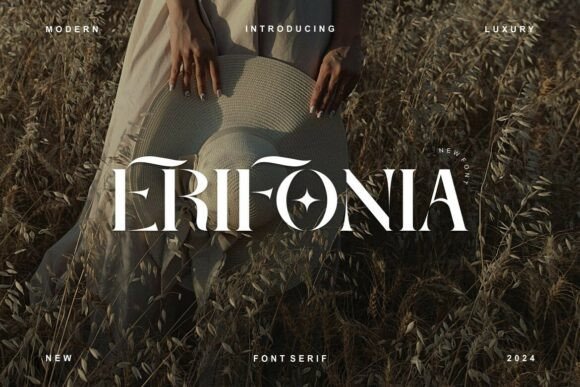 Erifonia Font: A Stylish Typeface for Strong Branding