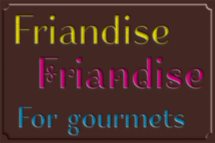 Friandise Font: A Chocolate-Inspired Typeface for Creative Branding