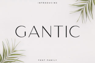 Gantic: A Premium Sans Serif Typeface for Powerful Marketing