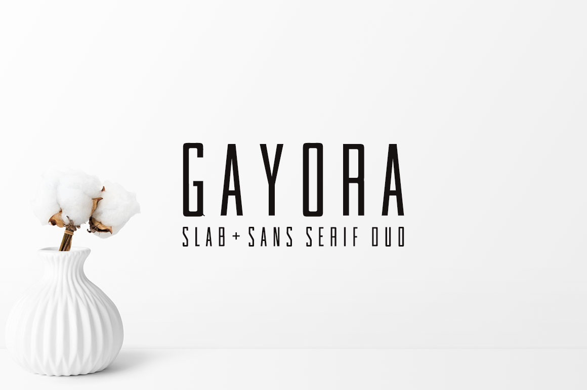 Gayora: A Slab Serif Font That Elevates Editorial Design