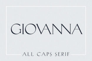 Giovanna: A Serif Font for Timeless Editorial Design