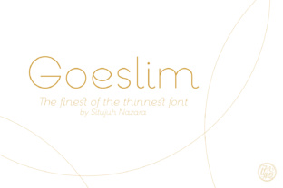 Goeslim Font: A Stylish Choice for Small Business Branding