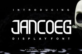 Jancoeg Font: A Slim, Elegant Typeface for Craft Creators