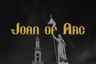 Joan of Arc Font: A Decorative Typeface for Craft Creators
