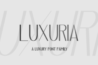 Luxuria Font: A Polished Touch for Your Branding