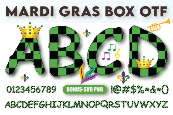 Mardi Gras Box Font – A Bold Typeface for Digital Branding