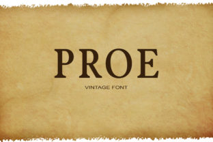 Proe Font: A Serif Typeface That Elevates Digital Design