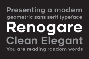 Renogare: The Modern Sans Serif Font for Stronger Brand Communication