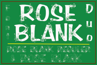 Rose Blank Font: A Delightful Decorative Typeface for Branding and Design