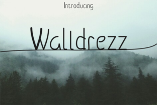 Walldrezz: A Stylish Sans Serif Font for Makers and Merchants
