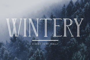 Wintery Family Font: A Classy Typeface for Holiday Campaigns